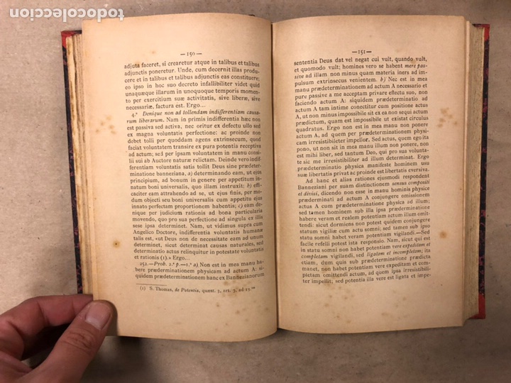 Libros antiguos: INSTITUTIONES PHILOSOPHIÆ SCHOLASTICÆ. P. JOSEPHO MENDIVE. 6 LIBROS EN 3 TOMOS. 1886/87/88 - Foto 6 - 182236205