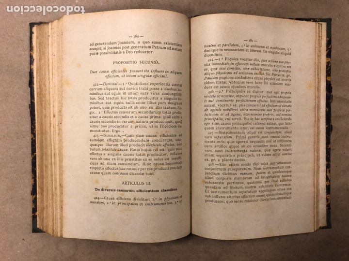Libros antiguos: INSTITUTIONES PHILOSOPHIÆ SCHOLASTICÆ. P. JOSEPHO MENDIVE. 6 LIBROS EN 3 TOMOS. 1886/87/88 - Foto 20 - 182236205