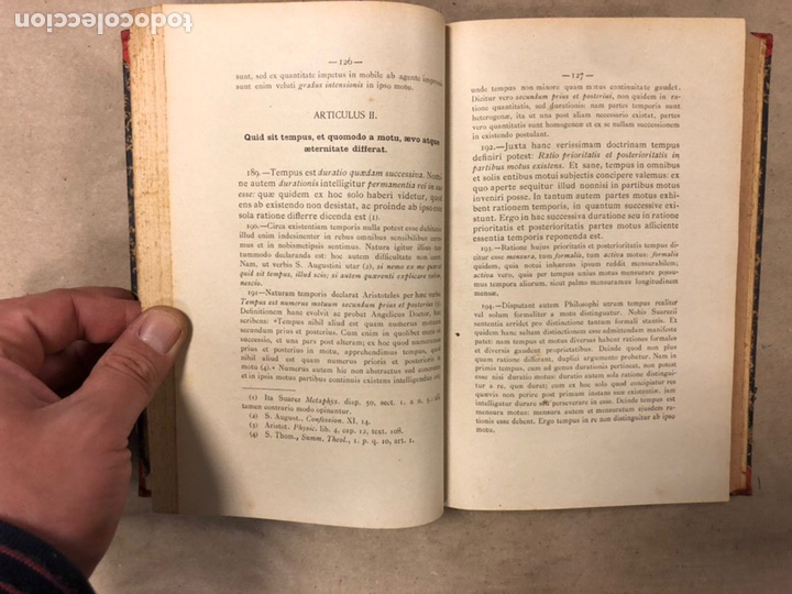 Libros antiguos: INSTITUTIONES PHILOSOPHIÆ SCHOLASTICÆ. P. JOSEPHO MENDIVE. 6 LIBROS EN 3 TOMOS. 1886/87/88 - Foto 25 - 182236205