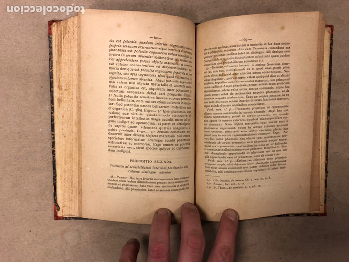 Libros antiguos: INSTITUTIONES PHILOSOPHIÆ SCHOLASTICÆ. P. JOSEPHO MENDIVE. 6 LIBROS EN 3 TOMOS. 1886/87/88 - Foto 28 - 182236205