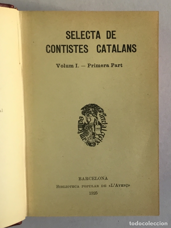 Libros antiguos: SELECTA DE CONTISTES CATALANS. - Foto 2
