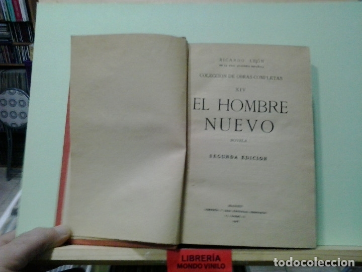 Libros antiguos: LMV - El hombre nuevo. Ricardo Le&oacute;n - Foto 2