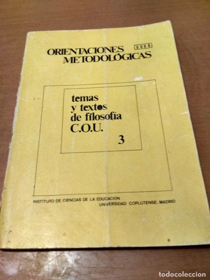 Libros antiguos: Temas y textos de filosof&iacute;a Cou 3 - Foto 1