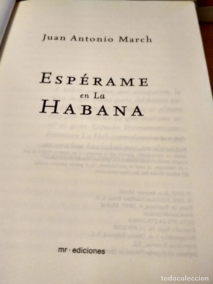 Libros antiguos: Esp&eacute;rame en la Habana - Foto 2