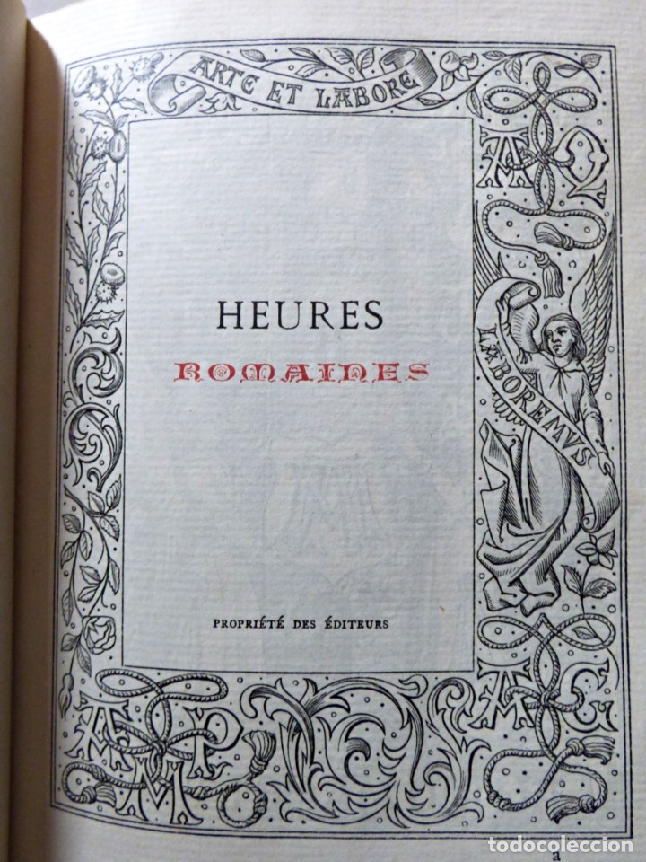 Libros antiguos: LUJOSO LIBRO HORAS ROMANAS. FINALES S. XIX. - Foto 7