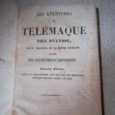 Libros antiguos: LES AVENTURES DE TELEMAQUE FILS D'ULYSSE. DE LA MOTHE FENELON. PARIS. ED.MAUGARS. 336 PAG. 18 X 12CM