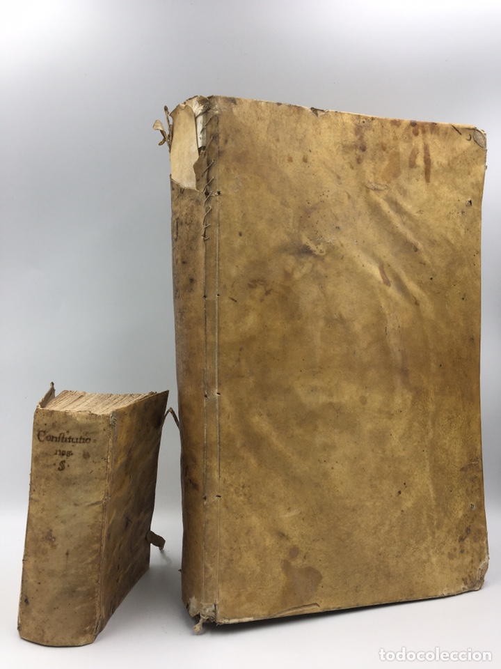Libros antiguos: Santo Tom&aacute;s, 1740. Pergamino, gran formato. - Foto 18