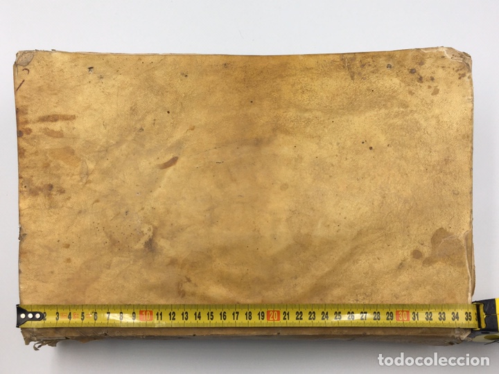 Libros antiguos: Santo Tom&aacute;s, 1740. Pergamino, gran formato. - Foto 17