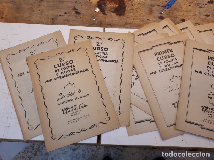 Libros antiguos: Curso cocina y hogar, n&uacute;meros sueltos. - Foto 2