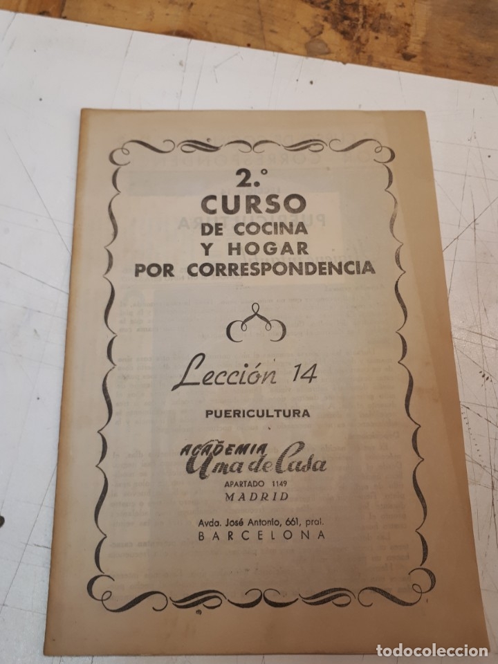 Libros antiguos: Curso cocina y hogar, n&uacute;meros sueltos. - Foto 3