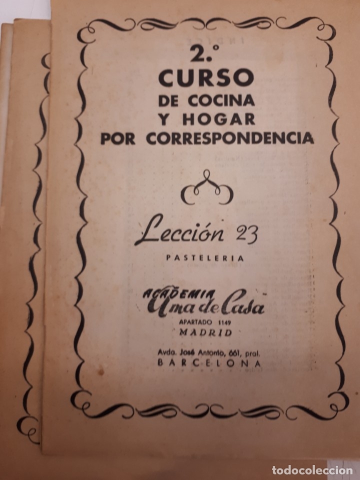 Libros antiguos: Curso cocina y hogar, n&uacute;meros sueltos. - Foto 5