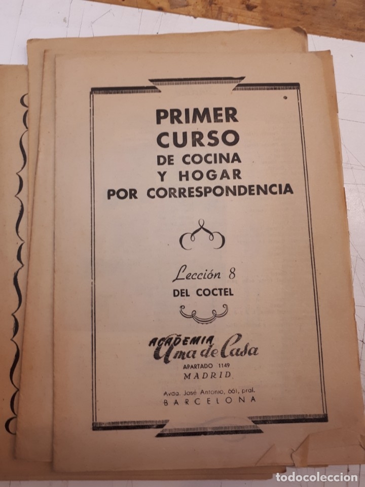 Libros antiguos: Curso cocina y hogar, n&uacute;meros sueltos. - Foto 7