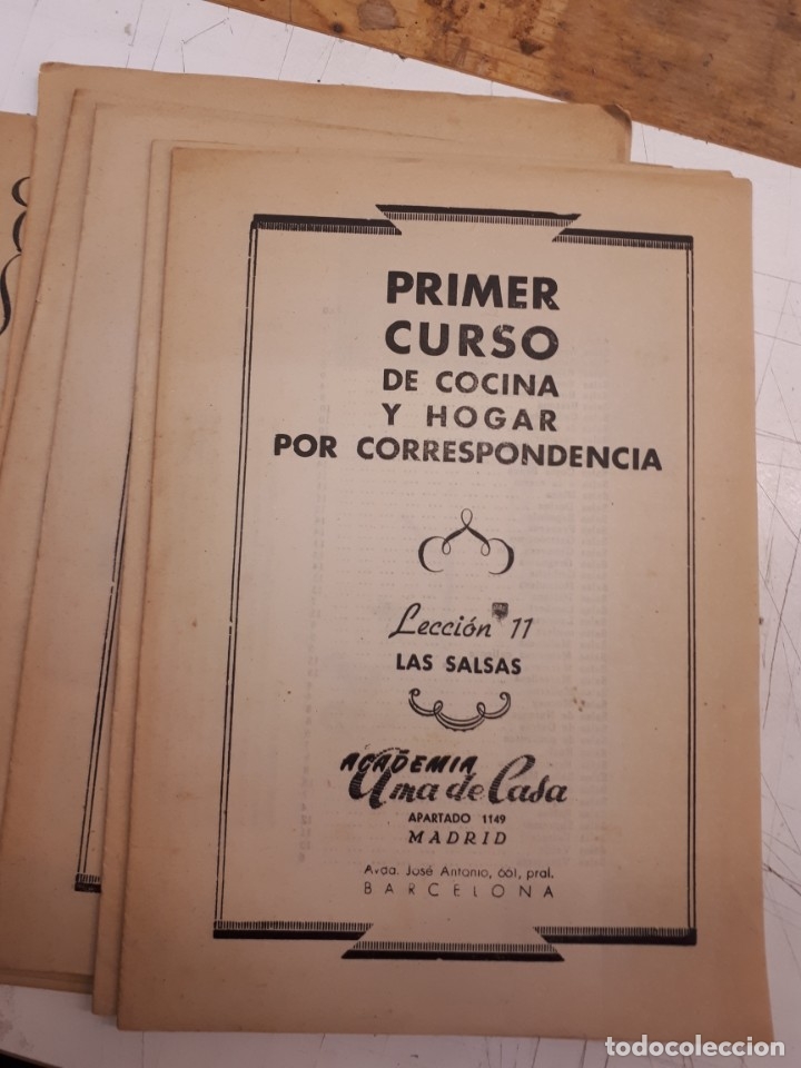 Libros antiguos: Curso cocina y hogar, n&uacute;meros sueltos. - Foto 9