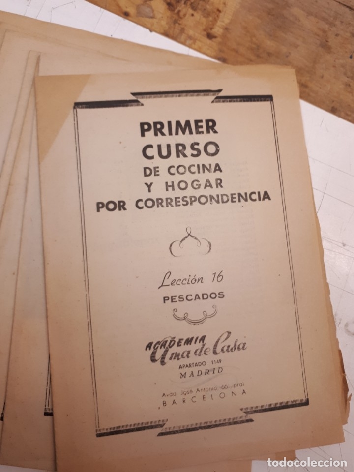 Libros antiguos: Curso cocina y hogar, n&uacute;meros sueltos. - Foto 11