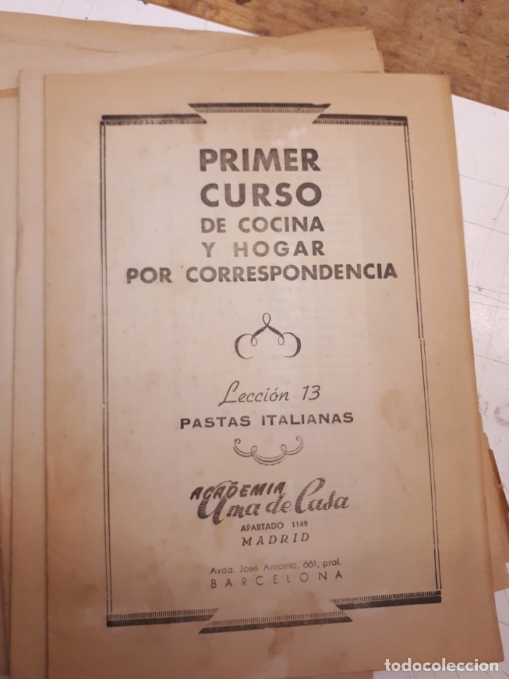 Libros antiguos: Curso cocina y hogar, n&uacute;meros sueltos. - Foto 14