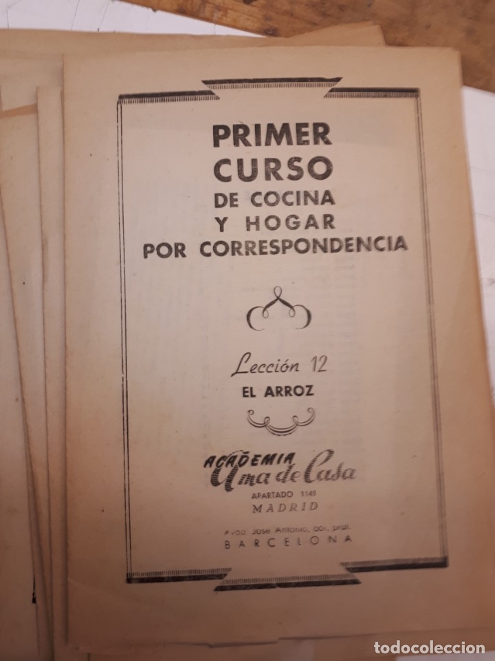 Libros antiguos: Curso cocina y hogar, n&uacute;meros sueltos. - Foto 15