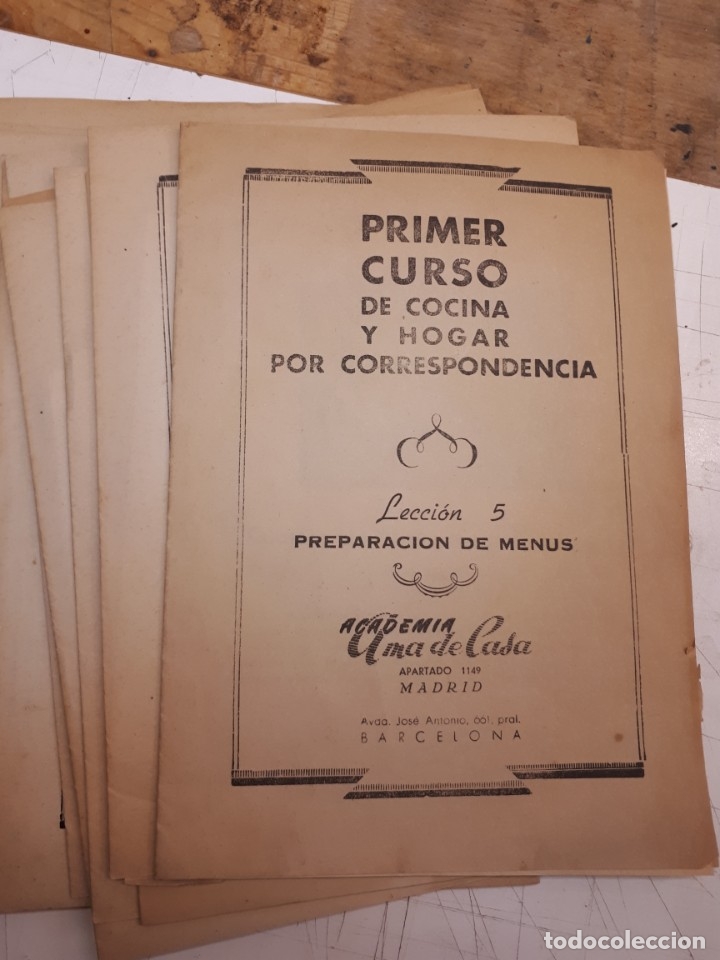 Libros antiguos: Curso cocina y hogar, n&uacute;meros sueltos. - Foto 16
