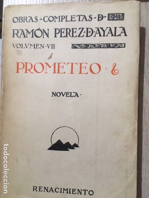 Libros antiguos: PROMETEO. RAMON PEREZ DE AYALA. - Foto 1