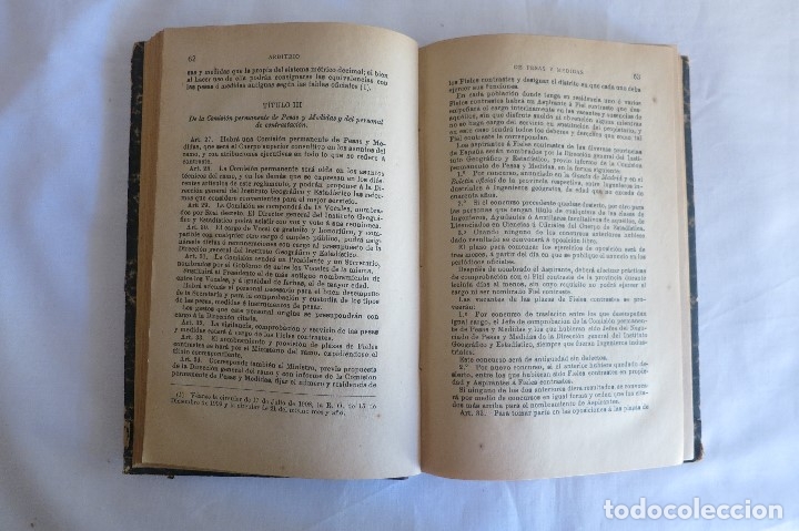 Libros antiguos: Manual del arbitrio de Pesas y medidas 1912 - Foto 4