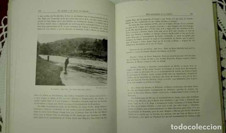 Libros antiguos: EL SALM&Oacute;N Y SU PESCA EN ESPA&Ntilde;A - Foto 3