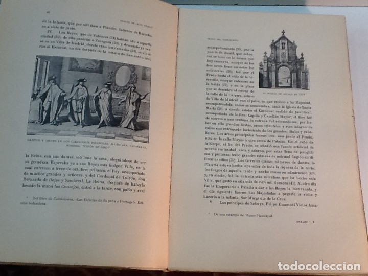 Libros antiguos: ANTONIO LEON PINELO ... ANALES DE MADRID ... 1931 - Foto 4