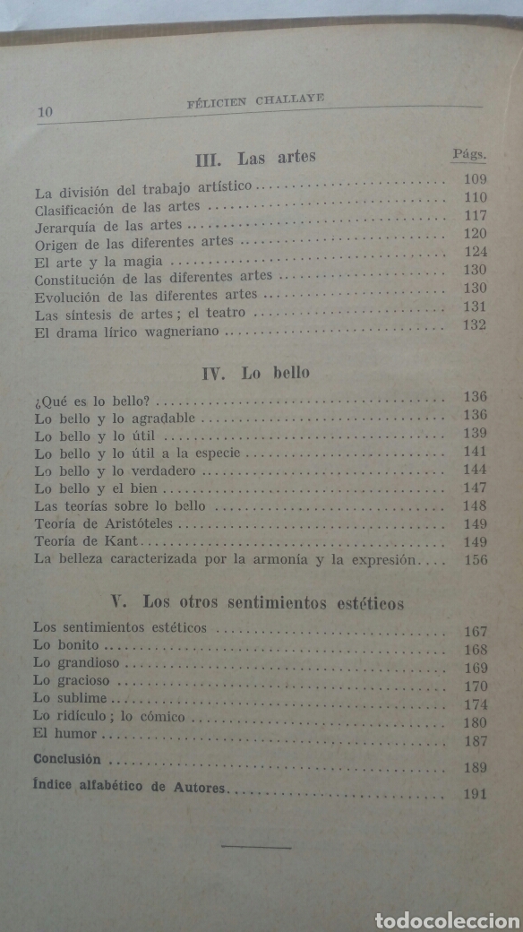 Libros antiguos: Est&eacute;tica. F&eacute;licien Challave. - Foto 4