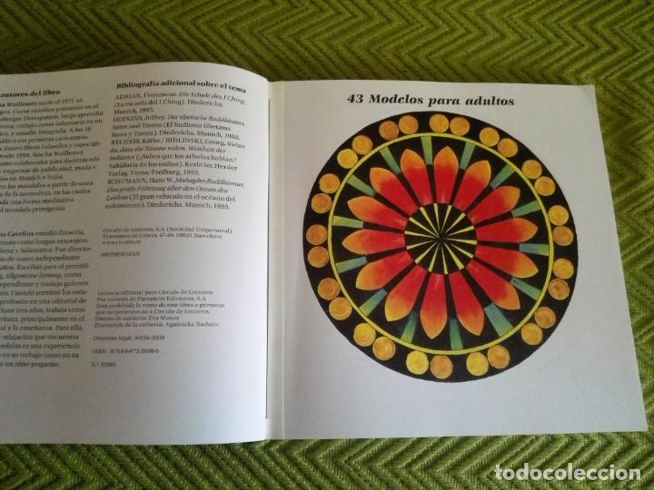 Libros antiguos: Titulo: MANDALAS,TEORIA Y PRACTICA. . 85 modelos para pintar. - Foto 2