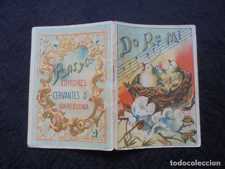 Libros antiguos: Librito De Re Mi . Ed. Pons Y C&iacute;a. - Foto 1