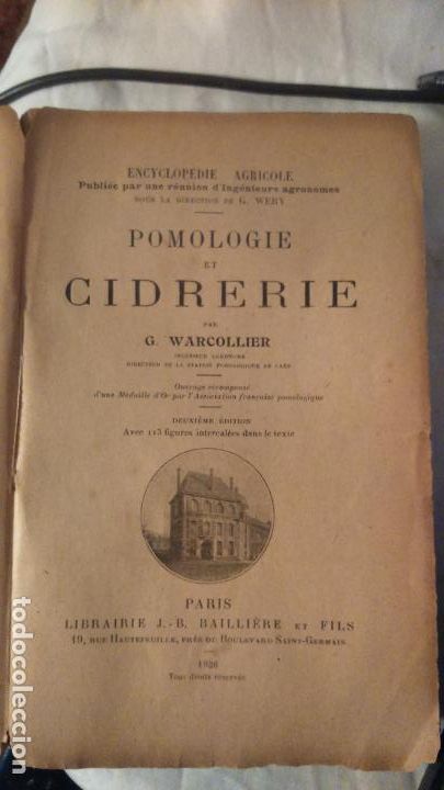 Encyclopedie Agricole Pomologie Et Cidrerie Buy Old Books In Other Languages At Todocoleccion