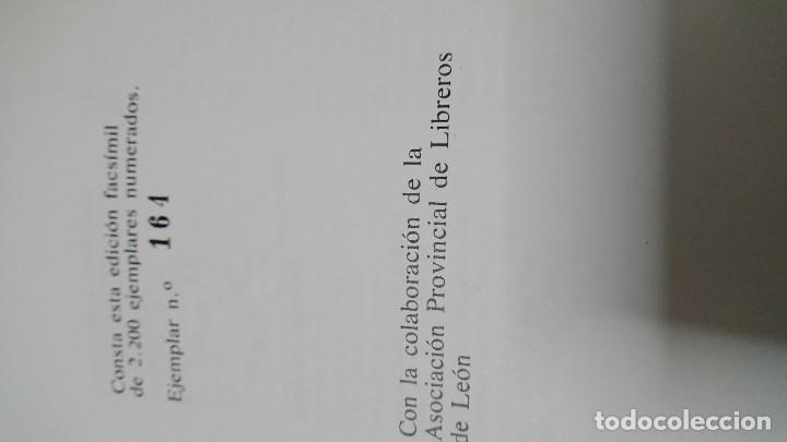 Libros antiguos: CAT&Aacute;LOGO MONUMENTAL DE LA PROVINCIA DE LE&Oacute;N, FACS&Iacute;MIL - Foto 4
