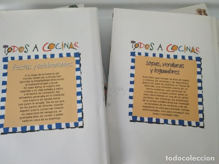 Libros antiguos: Colección Todos a cocinar. 9 volúmenes. Planeta DeAgostini. 2001. ABC - Foto 7 - 175304399