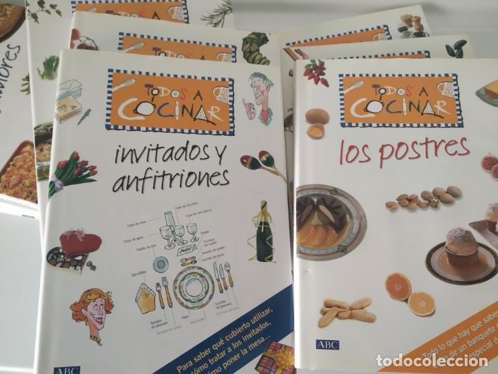 Libros antiguos: Colección Todos a cocinar. 9 volúmenes. Planeta DeAgostini. 2001. ABC - Foto 10 - 175304399