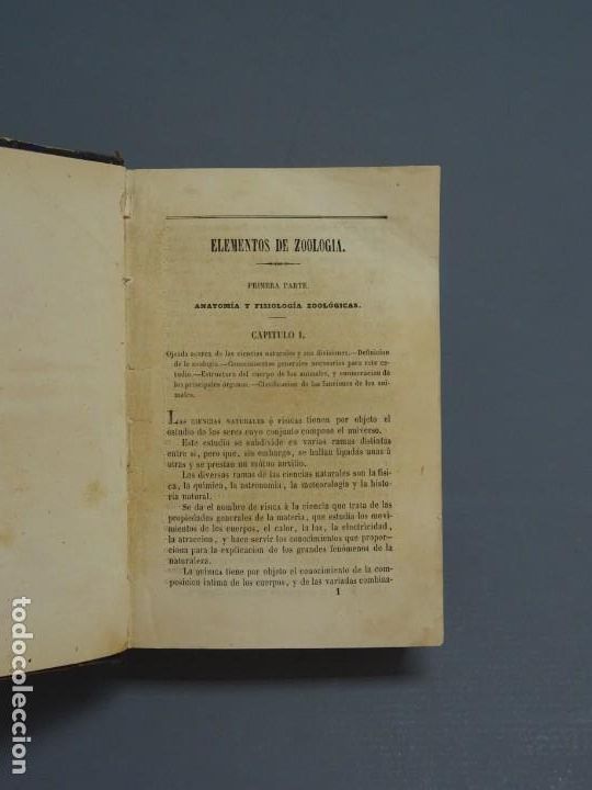 Antiquarische B&uuml;cher: ELEMENTOS DE ZOOLOGIA -MILNE EDWARDS Y AQUILES COMTE - 28 L&Aacute;MINAS - MADRID 1863