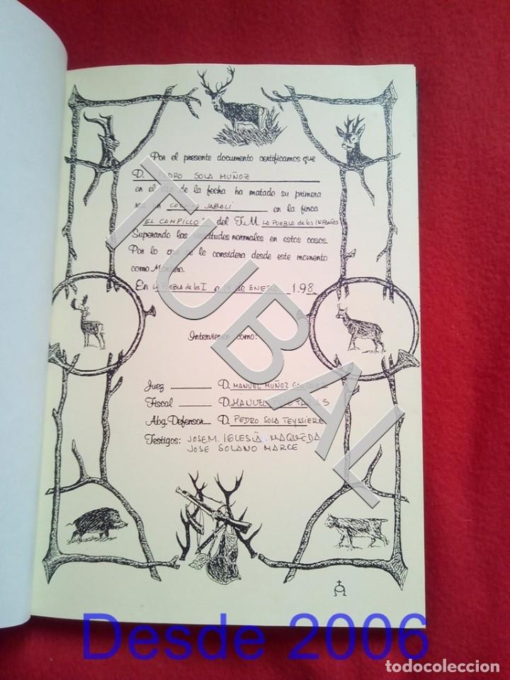 Libros antiguos: TUBAL DIARIO DE CAZA CINEGETICA ENVIO 4,5 &euro; 2019