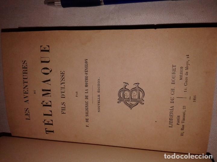 Libros antiguos: AVENTURES DE TELEMAQUE, 1886, EN FRANCES - Foto 2