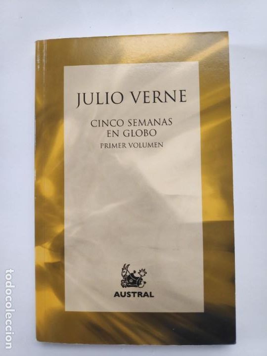 Libros antiguos: CINCO SEMANAS EN GLOBO - JULIO VERNE - Foto 1
