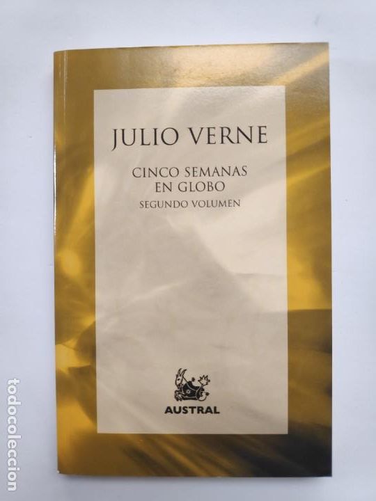 Libros antiguos: CINCO SEMANAS EN GLOBO - JULIO VERNE - Foto 3