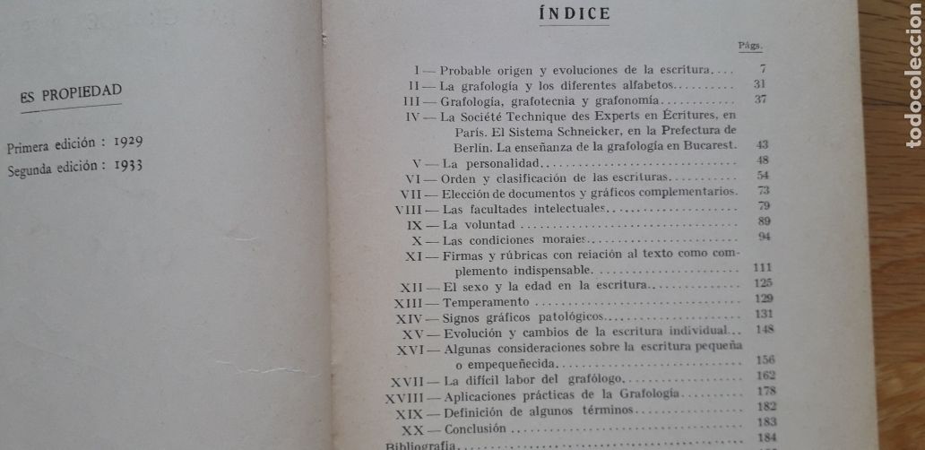 Libros antiguos: GRAFOLOGIA, MATILDE RAS, COLECCION LABOR, - Foto 3