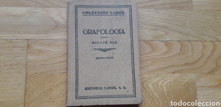 Libros antiguos: GRAFOLOGIA, MATILDE RAS, COLECCION LABOR, - Foto 1