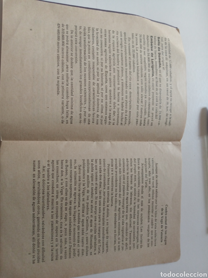 Libros antiguos: REVA regad&iacute;os y energ&iacute;a de Valencia S.A. - Foto 4