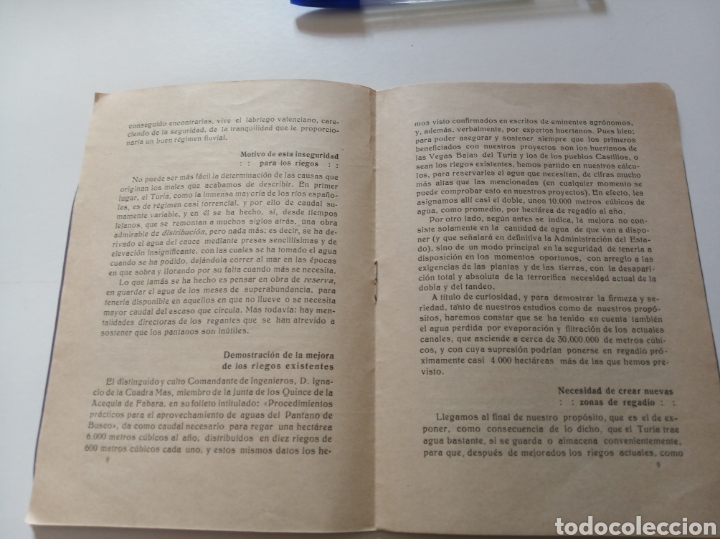 Libros antiguos: REVA regad&iacute;os y energ&iacute;a de Valencia S.A. - Foto 5