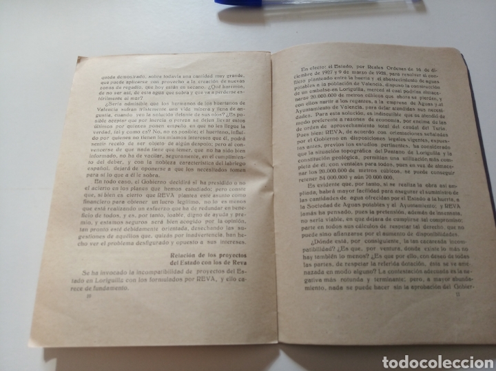 Libros antiguos: REVA regad&iacute;os y energ&iacute;a de Valencia S.A. - Foto 7