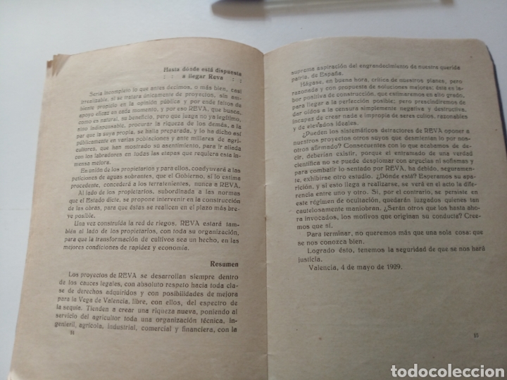 Libros antiguos: REVA regad&iacute;os y energ&iacute;a de Valencia S.A. - Foto 8