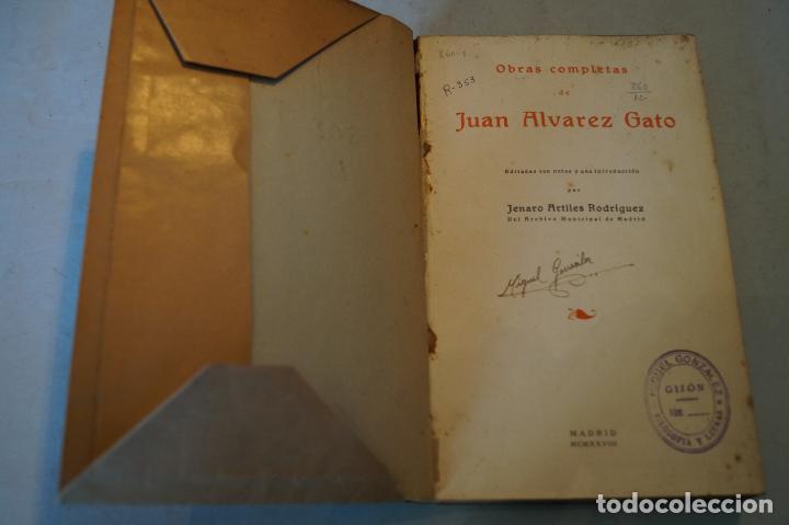 Libros antiguos: OBRAS COMPLETAS DE JUAN ALVAREZ GATO. 1928 - Foto 1