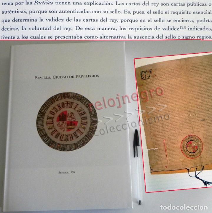 Old books: SEVILLA CIUDAD DE PRIVILEGIOS LIBRO ESCRITURA PODER A TRAV&Eacute;S DEL P. RODADO HISTORIA DOCUMENTO ESPA&Ntilde;A
