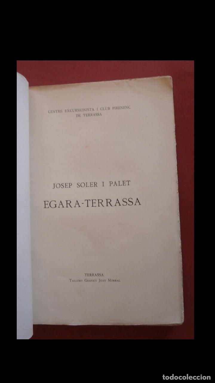 Libros antiguos: Egara Terrassa. Josep Soler i Palet - Foto 4