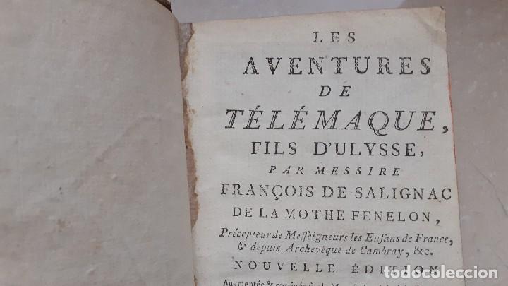 Libros antiguos: LES AVENTURES DE TELEMAQUE. 1777 - Foto 1