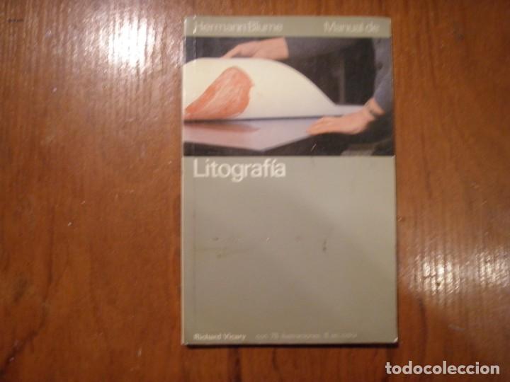Libros antiguos: MANUAL DE LITOGRAF&Iacute;A HERMANN BLUME - Foto 1