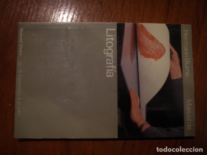 Libros antiguos: MANUAL DE LITOGRAF&Iacute;A HERMANN BLUME - Foto 2