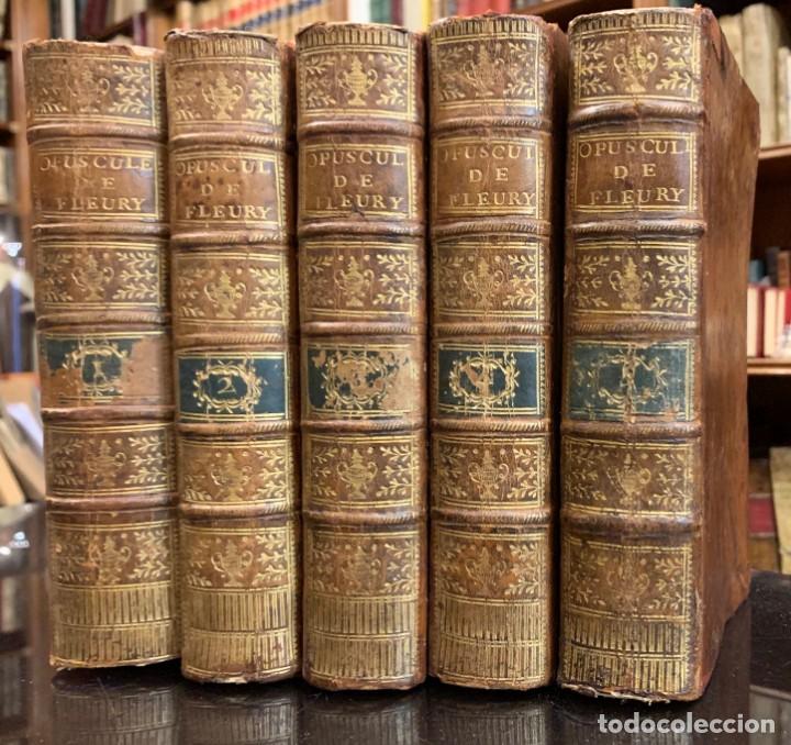 Libros antiguos: Opuscules - Claude Fleury - Foto 2